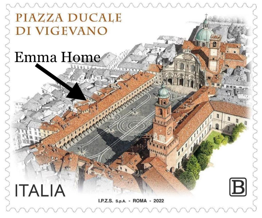 Emma Home Adiacente Alla Piazza Ducale Vigevano Exteriör bild